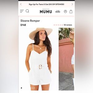 Show me your mumu, Sloan romper.